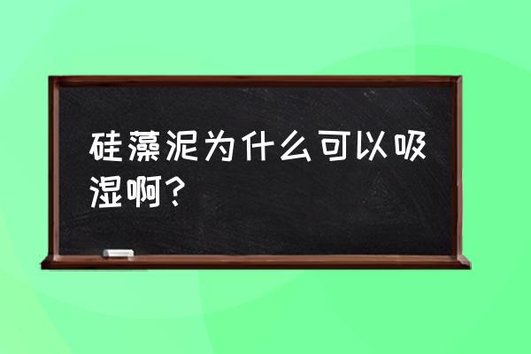 乐芒硅藻泥好不好 硅藻泥为什么可以吸湿啊？