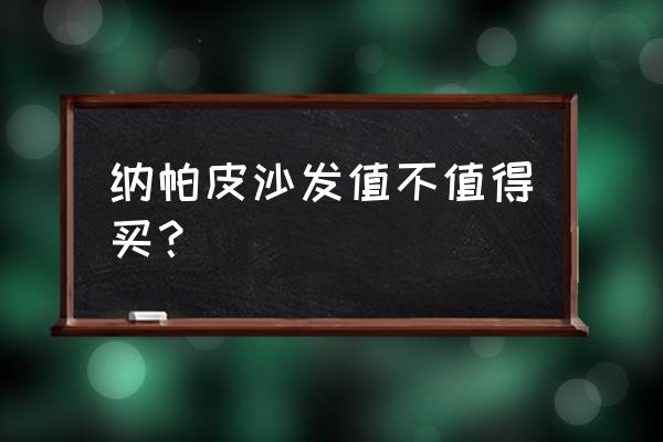 推荐几款高端皮沙发 纳帕皮沙发值不值得买？