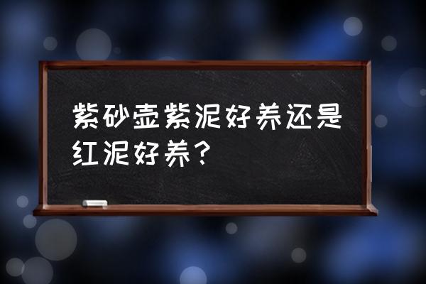 最好养的几类紫砂壶 紫砂壶紫泥好养还是红泥好养？