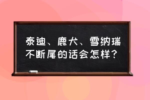 斗牛犬怎么长得那么丑 泰迪、鹿犬、雪纳瑞不断尾的话会怎样？